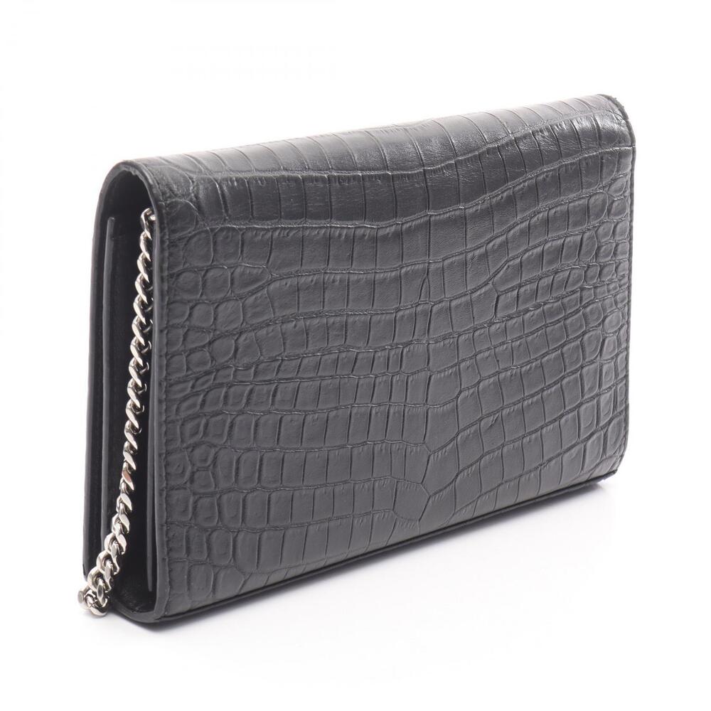 Saint Laurent Paris shoulder bag leather black - Picture 2 of 9